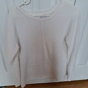 Liz Claiborne white sweater shirt